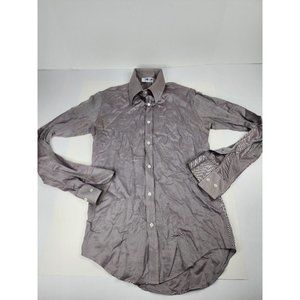 Vintage Yves Saint Laurent Button Up Long Sleeve Shirt Menswear Size Small